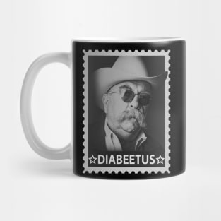 Diabeetus Stamp BW Mug